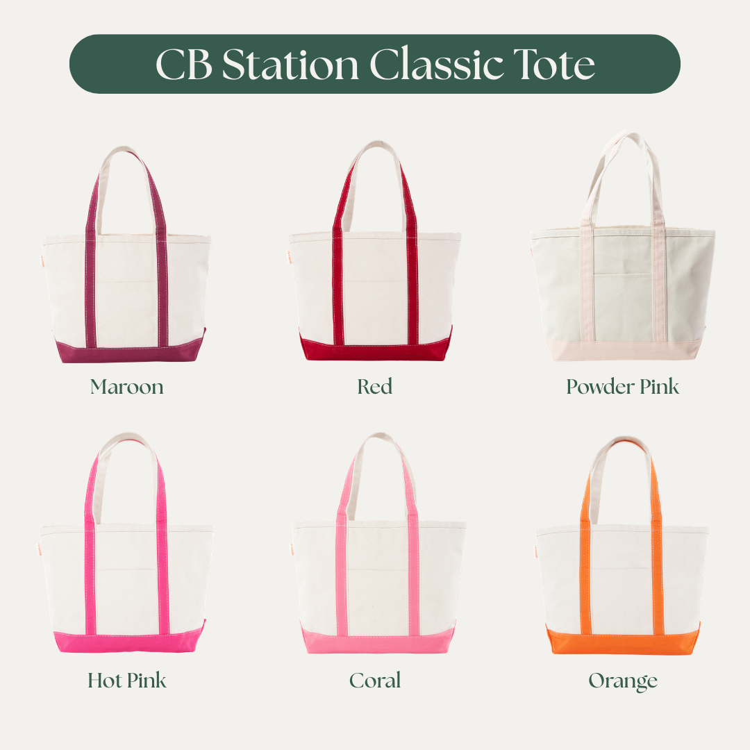 Monogramed Classic Canvas Tote (18 oz Canvas)