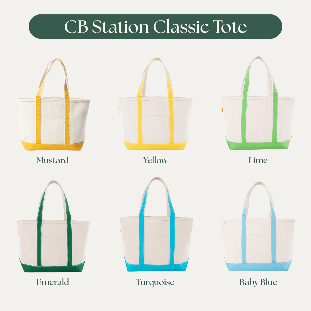 Monogramed Classic Canvas Tote (18 oz Canvas)