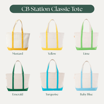 Monogramed Classic Canvas Tote (18 oz Canvas)