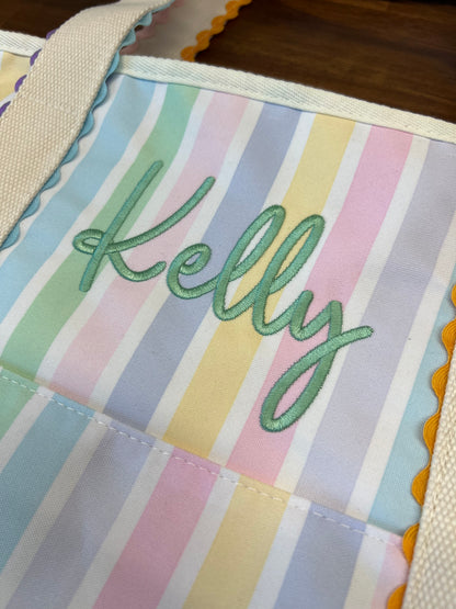 Canvas Ric Rac Tote
