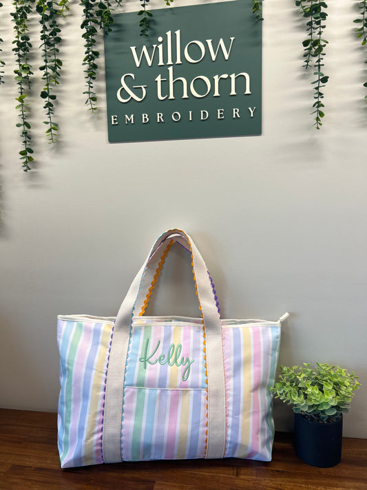 Canvas Ric Rac Tote