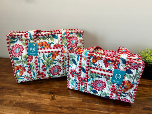 Small Quilted Tote Bag