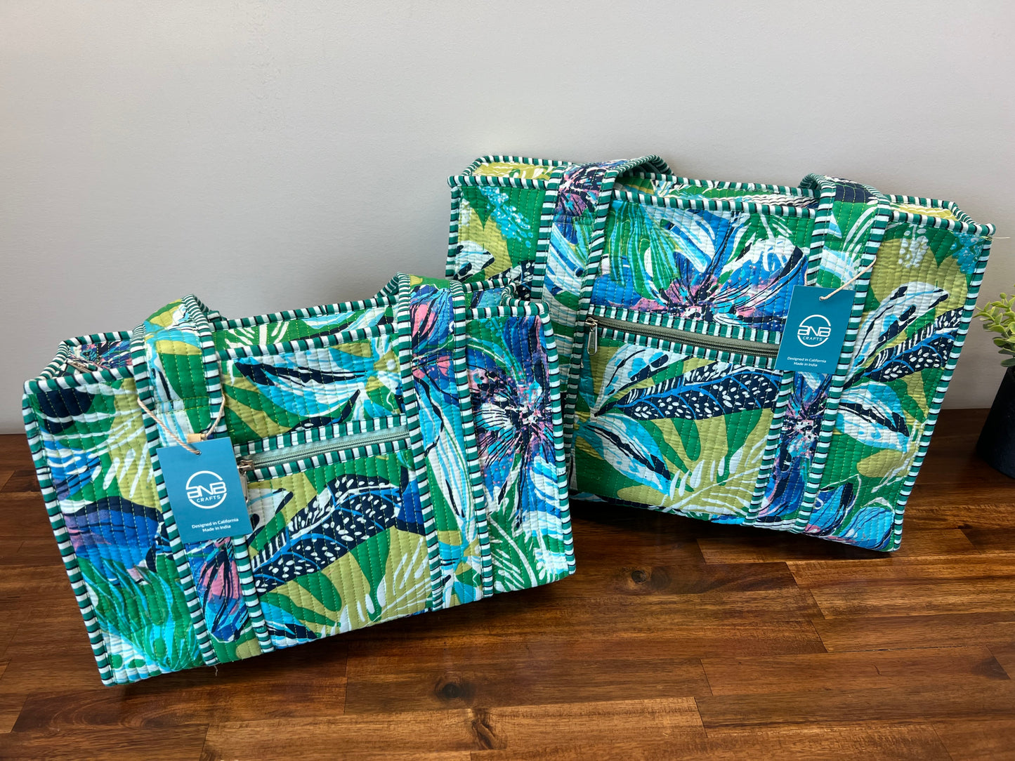 Large Quilted Tote Bag