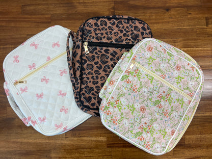 Cross Zippered Bible Cover with Handle