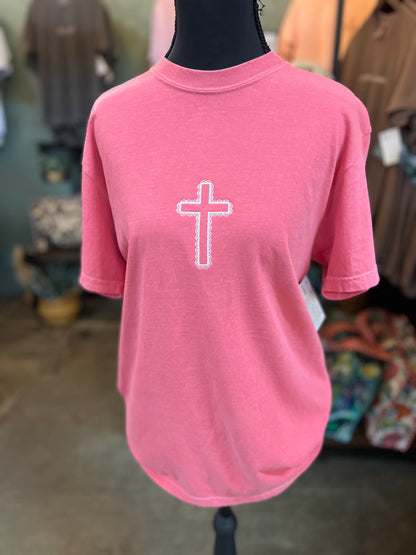 Faux Lace Cross