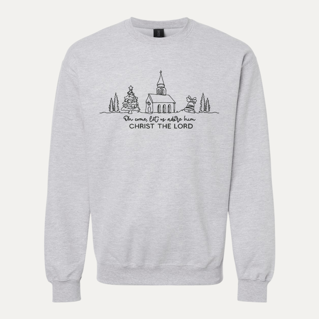 come let us adore him