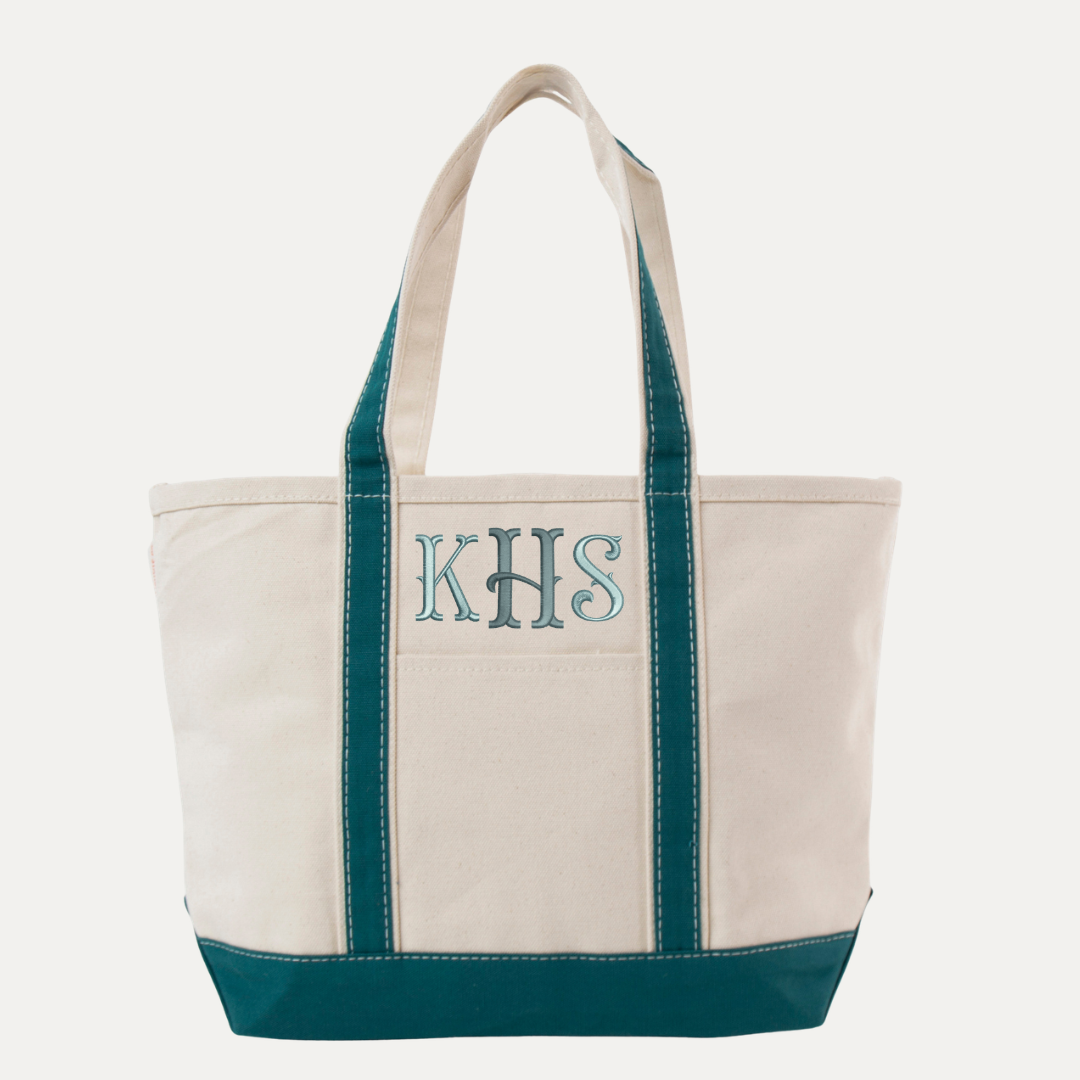Monogramed Classic Canvas Tote (18 oz Canvas)