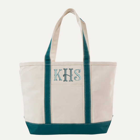 Monogramed Classic Canvas Tote (18 oz Canvas)