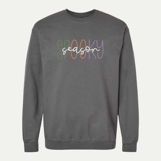 spooky season with dots