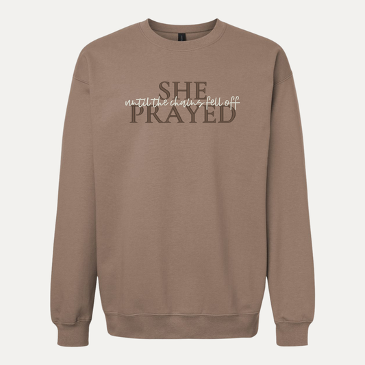 she prayed