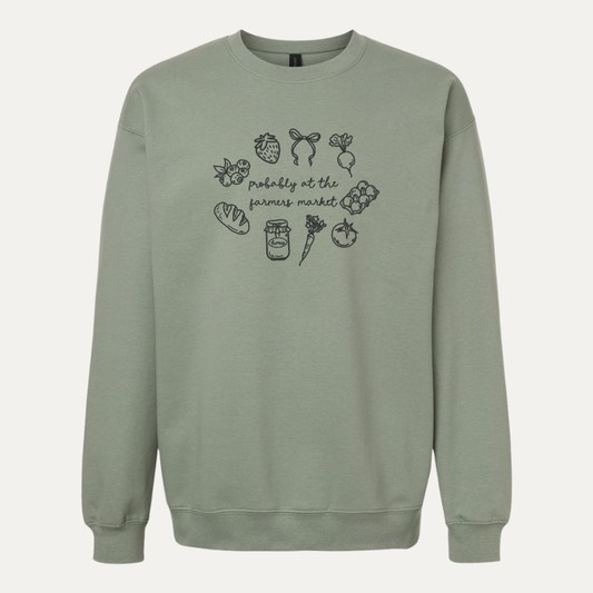 probably at the farmers market