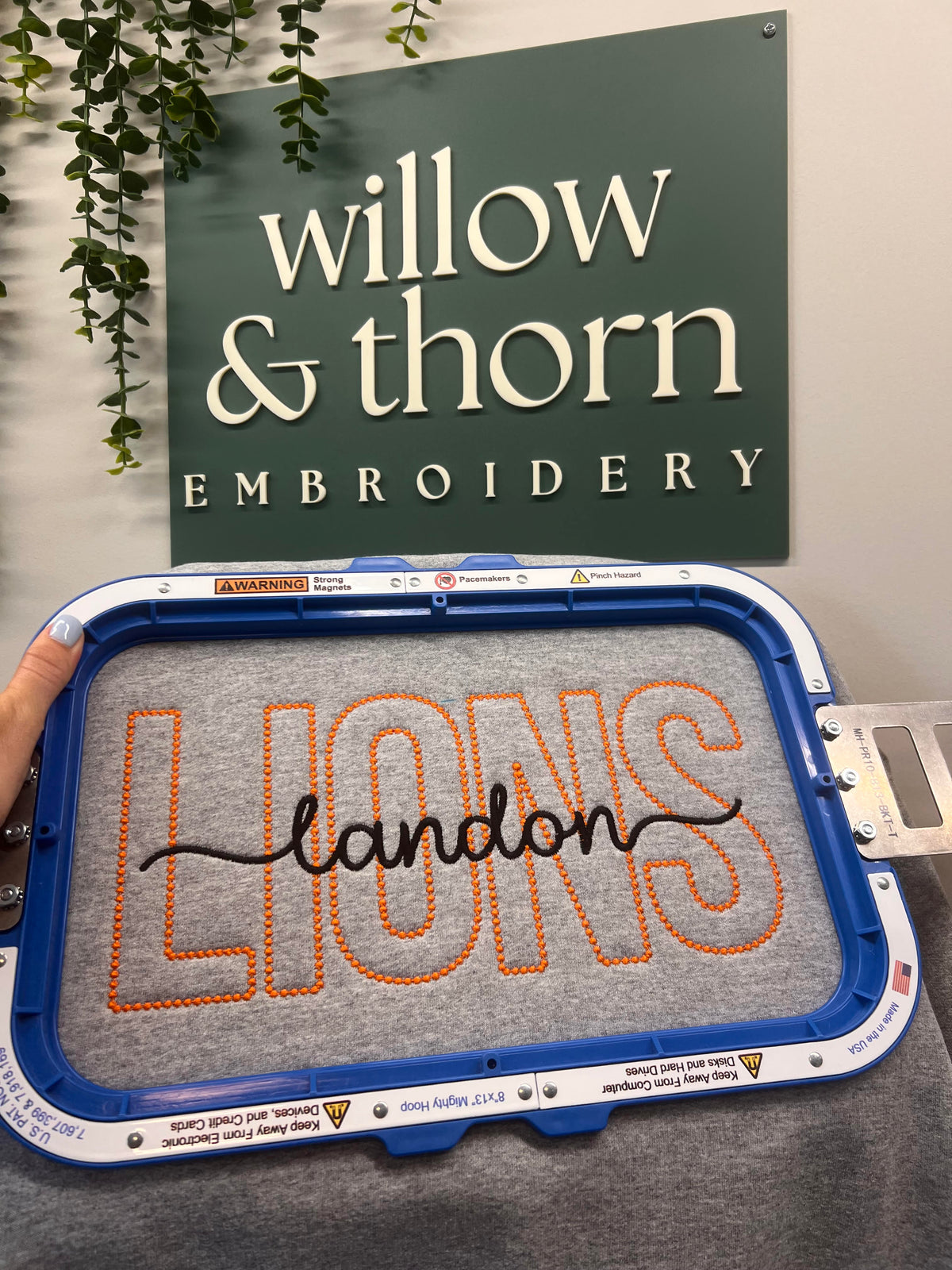 Custom Mascot Candlewick + Lovelace Font