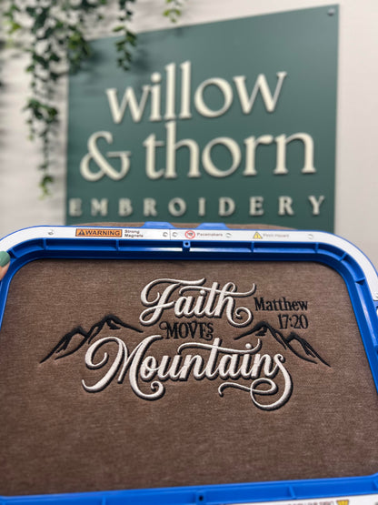 Faith Moves Mountains