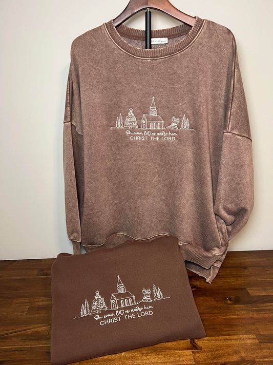 come let us adore him